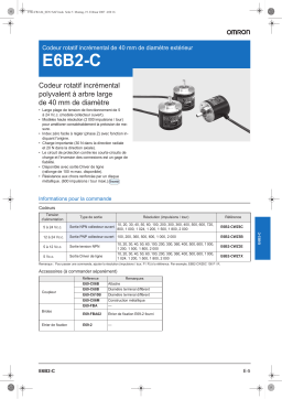 Omron E6B2-C Manuel utilisateur