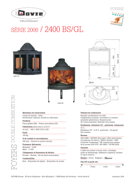 Dovre 2400 BS Manuel utilisateur