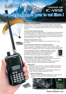 ICOM V85 Manuel utilisateur