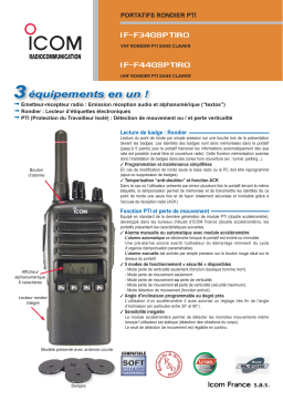 ICOM IF-F34GSPTIRO Manuel utilisateur