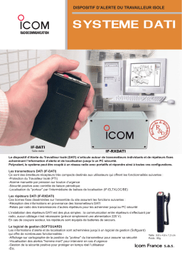 ICOM IF-RXDATI Manuel utilisateur