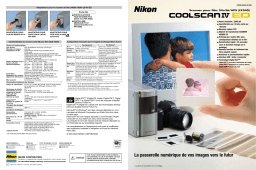 Nikon COOLSCAN IV Manuel utilisateur