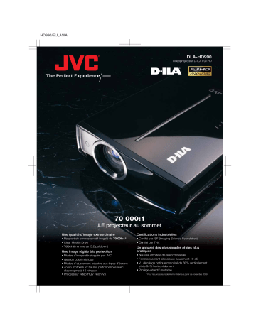 Manuel du propriétaire | JVC DLA-HD990 Manuel utilisateur | Fixfr