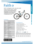 GIANT BICYCLES FAITH 0 Manuel utilisateur