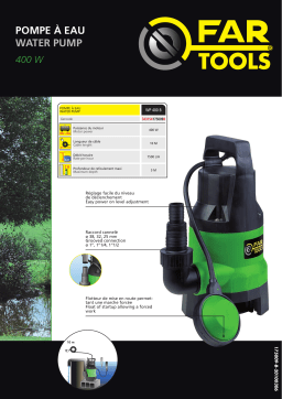 Fartools WP400 Manuel utilisateur