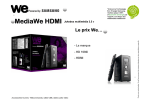 WE DIGITAL MEDIA HDMI Manuel utilisateur