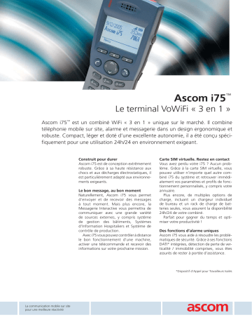 Manuel du propriétaire | ASCOM I75 Manuel utilisateur | Fixfr