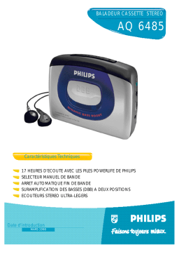 Philips AQ6485 Manuel utilisateur