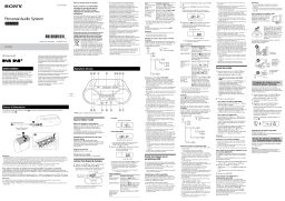 Sony ZS-PS55B Manuel utilisateur