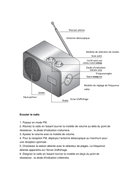 Lenco NR-006 Manuel utilisateur