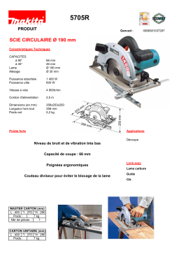 Makita 5705R Manuel utilisateur