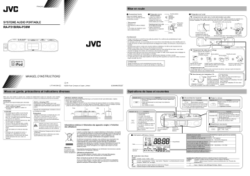 Manuel du propriétaire | JVC RA-P31B Manuel utilisateur | Fixfr