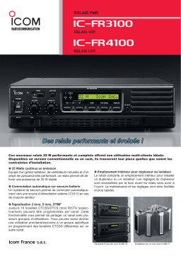 ICOM IC-FR3000 Manuel utilisateur