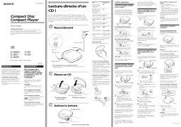 Sony D-180AN Manuel utilisateur