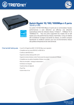 Trendnet TEG-S5 Manuel utilisateur