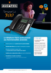 ATLINKS TEMPORIS 700 Manuel utilisateur