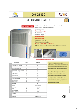 ALPATEC DH 25 EC Manuel utilisateur