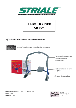 CARE FITNESS ABDO TRAINER SD-099 Manuel utilisateur