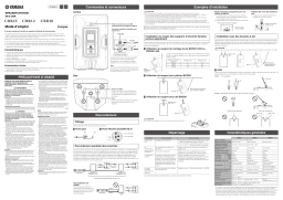 Yamaha CBR15/CBR12/CBR10 Manuel utilisateur