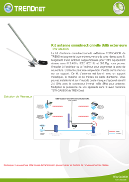 Trendnet TEW-OA08OK Manuel utilisateur