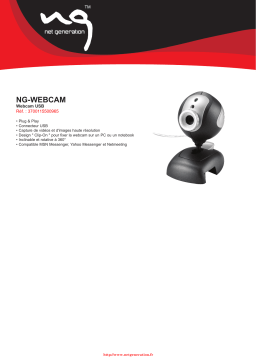 NET GENERATION NG-WEBCAM Manuel utilisateur