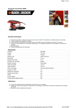 Black & Decker KA191EK Manuel utilisateur