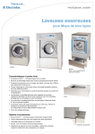 ELECTROLUX LAUNDRY SYSTEMS W4240H Manuel utilisateur