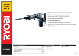 Ryobi CH-485K Manuel utilisateur