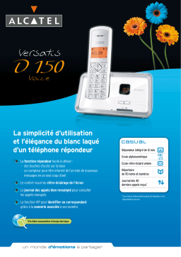 Alcatel VERSATIS D 150 VOICE Manuel utilisateur