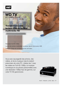 Western Digital TV Manuel utilisateur