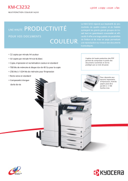 KYOCERA KM-C3232 Manuel utilisateur