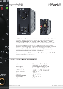 APART MB150 Manuel utilisateur