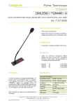 TELEVIC DML5500-TGM406-A Manuel utilisateur