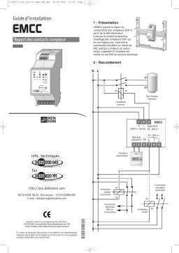 DELTA DORE EMCC Manuel utilisateur