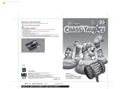 Hasbro JEU CHASSTAUPES Manuel utilisateur