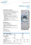 ELECTROLUX LAUNDRY SYSTEMS T4290 Manuel utilisateur