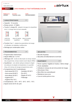 AIRLUX ADI925 Manuel utilisateur