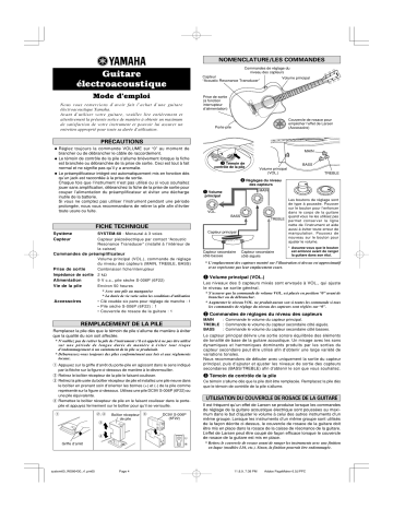 Manuel du propriétaire | Yamaha LLX16 Manuel utilisateur | Fixfr