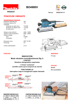 Makita BO4900V Manuel utilisateur