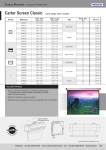 Procolor CARTER SCREEN CLASSIC Manuel utilisateur