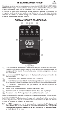 Behringer HF300 Manuel utilisateur