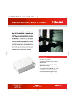 DSC AMA-100 Manuel utilisateur