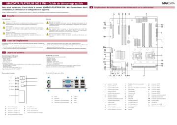 Manuel du propriétaire | MAXDATA PLATINUM 500 I M6 Manuel utilisateur | Fixfr