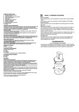 SEB 8666.23 TONIC Manuel utilisateur