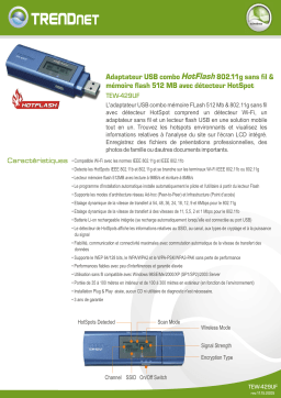 Trendnet TEW-429UF Manuel utilisateur