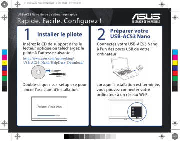 Manuel du propriétaire | Asus USB-AC53 NANO Manuel utilisateur | Fixfr