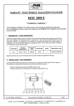 S.PLUS REH 2000 E Manuel utilisateur