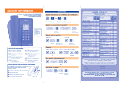 Alcatel-Lucent FIRST R30 Manuel utilisateur