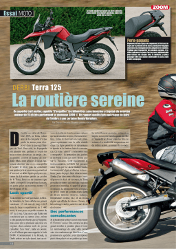 Derbi TERRA 125 Manuel utilisateur