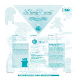 Hasbro TRIVIAL PURSUIT FAMILLE Manuel utilisateur